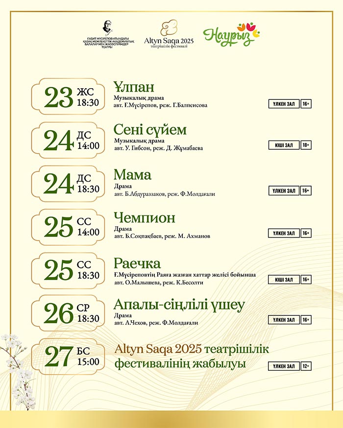 Altyn saqa 2025 2